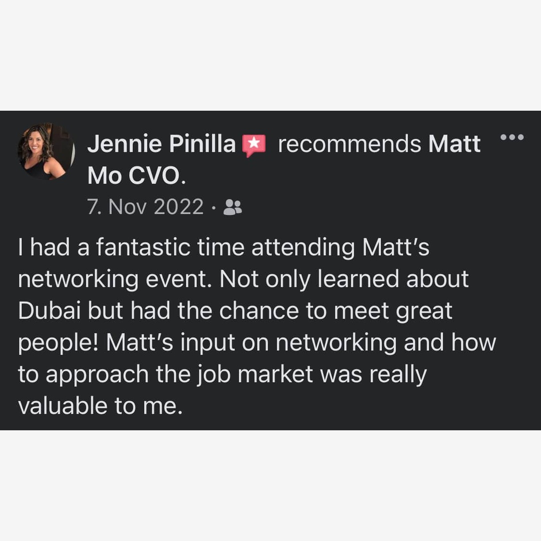 Jennie Pinilla recommends Matt Mo